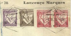 Mozambique Sc#266,#252,#263(x2) LOURENCO MARQUES 7/11/36 ...