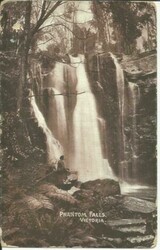 Australia SCENIC VIEW Postal Card HG:5 "Phantom Falls" unused, edge ...