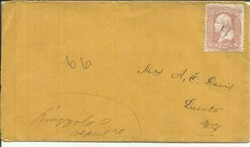 D.P.O.0RINGGOLD(Morgan County)OHIO manu-cancel Sc#65