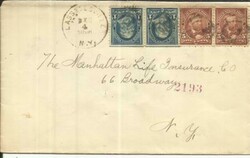 D.P.O.-LASSELLSVILLE(Fulton County)NEW YORK DEC/4/1898 Registered