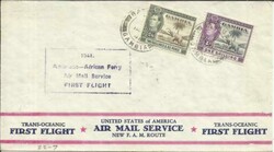 Gambia FIRST FLIGHT TRANS-ATLANTIC CLIPPER Mu#15 BATHURST to ...