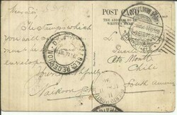 Thailand Sc#140(x2) BANGKOK 14/12/10 postcard view "Wat Ratchanadda" ...