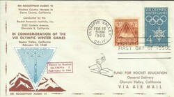 OLYMPIC WINTER GAMES - United States ROCKET MAIL-#29C1-Rocket#1, ...