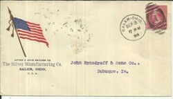 US -SPANISH AMERICAN WAR PATRIOTIC-Multicolor Flag- SALEM OHIO ...