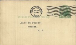 US Postal Card-Scx#UX27 "REWARD-STOLEN-WILLYS SIX CHUMMY ...
