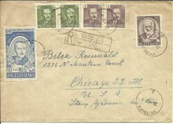 Poland SEMI-POSTAL Sc#B67,#492(x2)#490(x2)#559 KLOBUCK 29/9/52 ...
