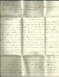 Portland Maine 18/JAN/1859 STAMPLESS-DOUBLE RATE-10 changed to 20 ...