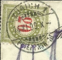 Switzerland POSTAGE DUE-Sc#J25,#J23 ZURICH 14/XI/99 from ZOBING ...