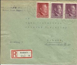 Poland GERMAN OCCUPATION(General Government) Sc#N83,#N84(x2) KRAKAU ...