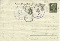Prisoner of War Italy Postal Card-HG:90 ROMA 3/IV/41 WWII Censors to ...