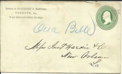 Louisiana STEAMER ONA BELLE "Boat Name-Handwritten" TRENTON ...