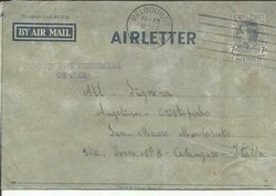 Prisoner Of War-Italian-AUSTRALIA AEROGRAMME-HG:FG2-SERVICES OF ...