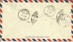 US BEACON AIRMAIL ISSUE-Sc#C11-Plate Number, NORTHVILLE MICH ...