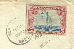 US BEACON ISSUE-Sc#C11(single frank)NORTHAMPTON MASS SEP/27/1929 ...