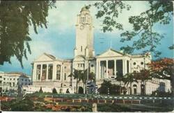 Malayan Federation SG#2(single frank) PENANG 3/OCT/1858 postcard view ...