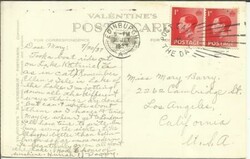 Great Britain EdwVIII-SG#458(pair) EDINBURGH 30/JLY/1937 postcard ...