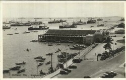 Malaya REAL PHOTO POSTCARD VIEW "Clifford Pier, Singapore" ...