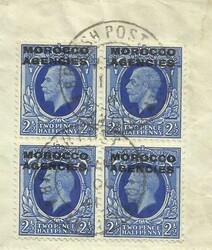 Great Britain MOROCCO AGENCIES-SG#69(x8) TANGIER 1/OC/41 WWII CENSOR, ...