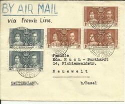 Gold Coast CORONATION ISSUE-SG#118(x3)#117(x3)#119(block of 4)-SEE ...