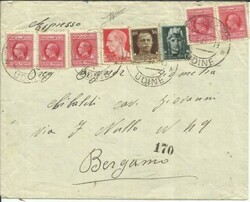 Italy SOCIAL REPUBLIC(Fascist)MIXED ISSUES-Sc#217,#219,#216 -FISCAL ...