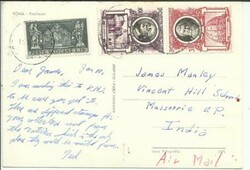 Vatican City Sc#230,#168(HI-VALUE)#164 11/1/58 Postacard View "Il ...