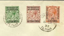 Morocco Agencies SPANISH CURRENCY-SG#143,#145,#146(all wmk 111)TETUAN ...