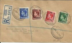 Great Britain-Morocco Agencies-SPANISH CURRENCY-EdwVIII-SG#160-63 ...