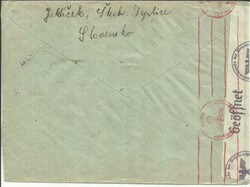 Slovakia Sc#40(single frank)STUBNIANSKE TEPLICE 2/VIII/40-WWII CENSOR ...