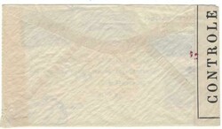 Lebanon Sc#151(x2)#C48(HiValue)BEYROUTH 18/IV/45-WWII FRENCH CENSOR ...