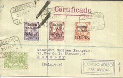 Spain Sc#631-CANARY ISLAND AIR MAIL-Sc#9LC51,#52,#53-LAS PALMAS ...