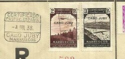 Cape Juby Sc#C1-10(complete set)CERTIFICADO CABO JUBI ...