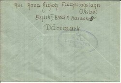 Denmark Sc#286(single frank)-WOMEN REFUGEE-OXBOL CAMP-OKSBOL ...