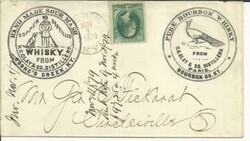 US 3c-Banknote ILLUSTRATED "H.C.CLAY WHISKEY" ...