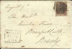 Great Britain -PENNY RED FROM BLACK PLATE,SG#7-ROTHESAY ...