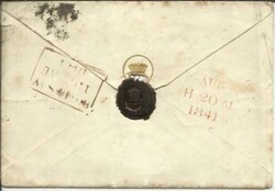 Great Britain -PENNY RED FROM BLACK PLATE,SG#7-ROTHESAY ...