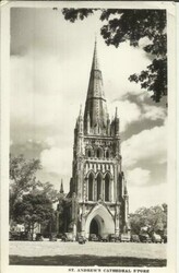 Singapore SG#7,#9-SINGAPORE 21/JAN/50-REAL PHOTO Postcard View "St ...