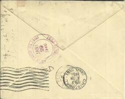 US 4th BUREAU ISSUE-Sc#567(pair)-BOSTON MASS JAN/29/1930-AIR MAIL-to ...