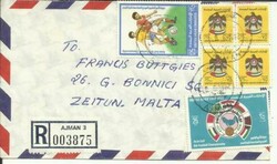 United Arab Emirates Sc#169,#147(block of 4)#167-AJMAN ...