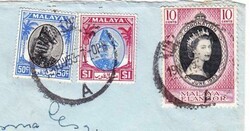 Malaya SELANGOR-SG#107,#108,#115-KUALA LUMPUR19/NOV/53-AIR MAIL to ...