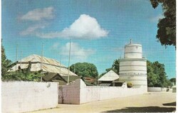 Maldive Islands SG#88,#90-MALE 8/JAN/1964-postcard view "Minaret of ...