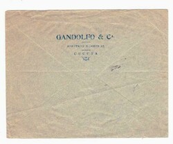 Colombia Sc#314(x2)-CUCUTA unsealed rate to USA