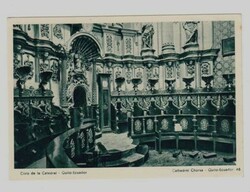 Ecuador PICTORIAL POSTAL CARD-view 46-CATHEDRAL CHORUS Quito-UNLISTED ...