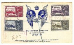 Newfoundland SILVER JUBILLEE ISSUE-SG#250-53(complete set)-ST.JOHNS ...