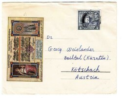 Cyprus SG#156b(single frank)-NICOSIA 18/FE/53-MULTICOLOR ILLUSTRATED ...