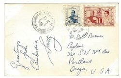Cambodia Sc#43,#45-PHNOM PENH 6/3/1958-REAL PHOTO Postcard to USA