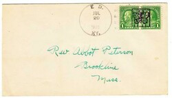 FANCY CANCEL-BUTTERFLY(purple)-Ed KY JUL/29/1935