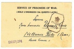 British INDIA-P.O.W.CAMP 26/3b(Dharamsala)14/AGO/1943-Italian ...
