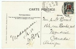 Madagascar GRAND COMORO-Sc#27(single frank)-TANANARIVE ...