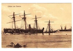 German SAMOA postcard view GRUSSE AUS SAMOA(A.Tattersall,Photo,Apia ...