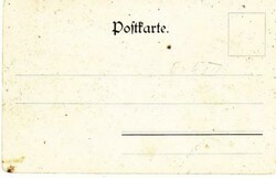 German SAMOA-postcard view FLAGGENHISSUNG AM 1.MARZ.1900 IN ...